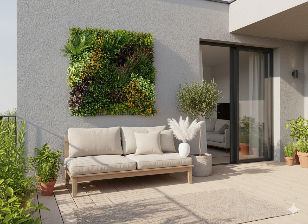 műnövény faldekoráció