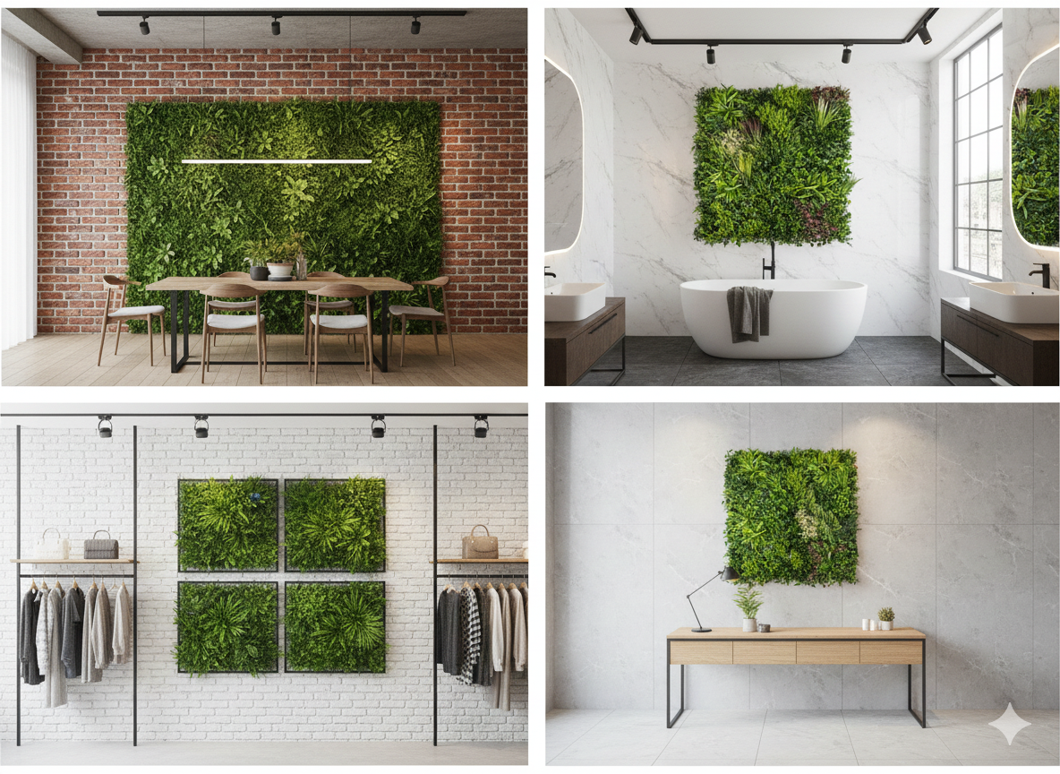 műnövény faldekoráció