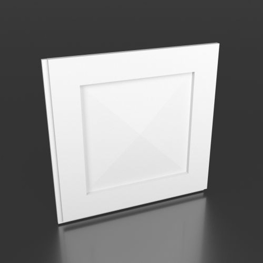 Image of PIRAMIDA piramis fehér festhető polisztirol dekor falpanel (50x50cm)