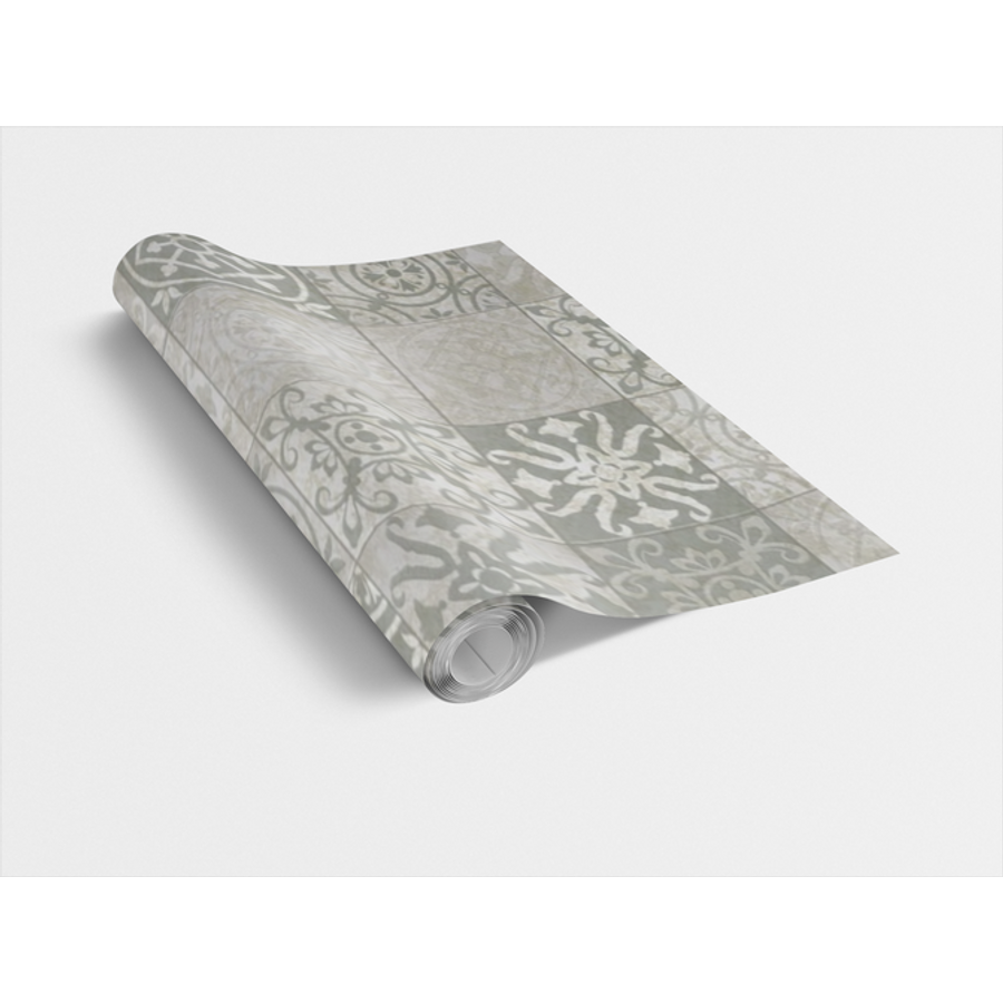 Image of TILES VINTAGE /vintage csempe 45cm x 15m öntapadós tapéta, szürke, Vénilia Décor