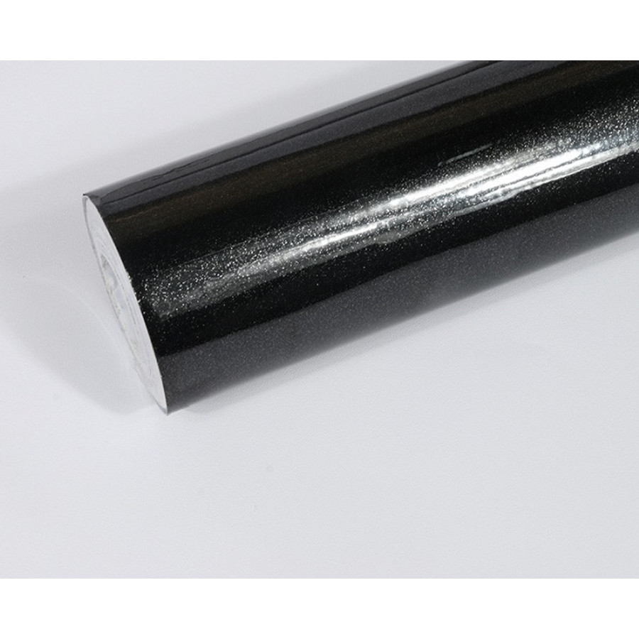 Image of 6004 csillám fekete öntapadós tapéta 60cm x 10m