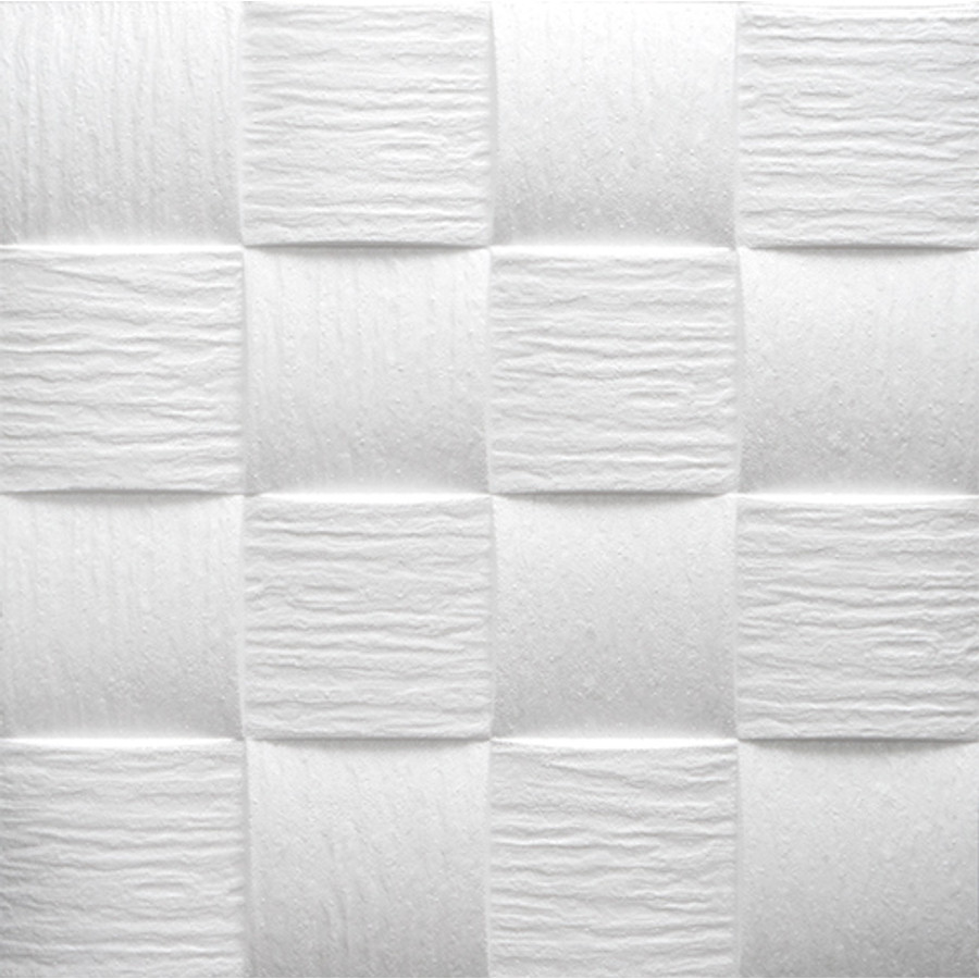 Image of Álmennyezet - Marbet WELLE-2 EPS fehér festhető mennyezeti polisztirol burkolólap (50x50cm)